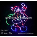DONGYU LIGHTING FACTORY underselling LED 2D father christmas model light